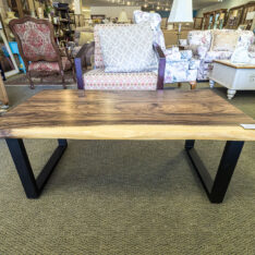 S. A. Walnut Live Edge Table