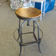 Industrial Swivel Bar Stool