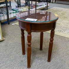 Accent Table w/ Glass Top