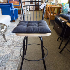 Black Metal Counter Stool