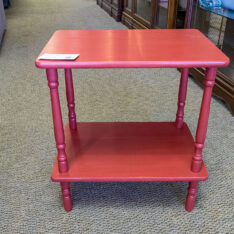 Red Accent Table