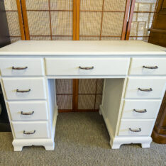 Painted Vintage Kneehole Desk