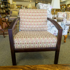 Contemporary Wood Arm Chair