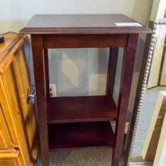 Tall Wood Accent Table
