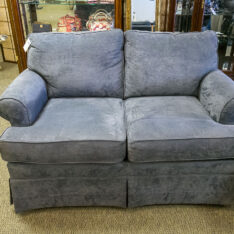 England Grey Rocking Loveseat