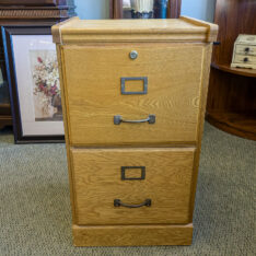 Oak Filing Cabinet
