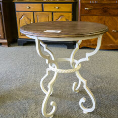 Cast Iron Base Round Table