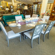 Ethan Allen Grey Dining Set