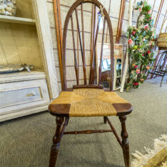 Vintage Rush Seat Chair