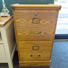 Oak Filing Cabinet
