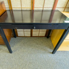 Black Desk with Tray AS IS