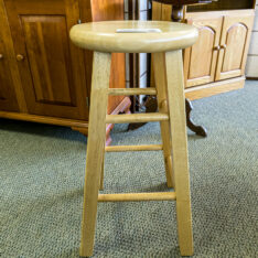 Natural Wood Counter Stool