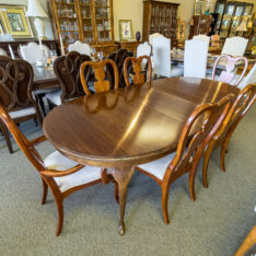 Cherry Dining Table/Six Chairs