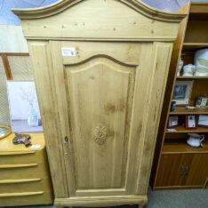 Vintage Scrubbed Pine Armoire