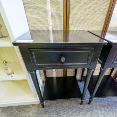 Crate & Barrel Black Table