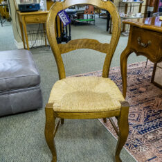Pottery Barn Rush Seat Chair