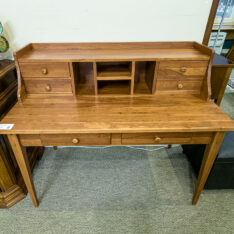 Cherry Desk with Shelf