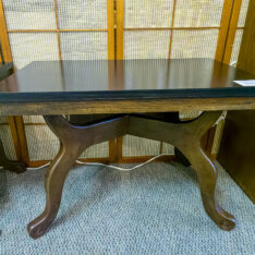 Vintage Table with Black Top