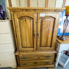 Vintage Pine Chest/ Armoire