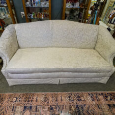 Ivory Camelback Sofa