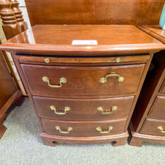 Cherry Queen Bed & Nightstands