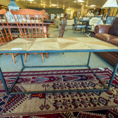 Rustic Wood/Metal Coffee Table