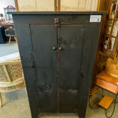 Primitive Black Cupboard