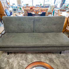Grey Convertible Fabric Sofa