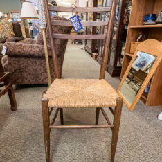 Vintage Rush Seat Chair