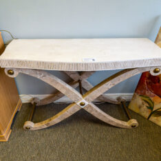 Ornate Curule Style Console